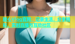 糖心Vlog官网：记录生活，分享精彩，实时直播与互动社区