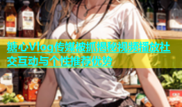 糖心Vlog传媒被抓揭秘视频播放社交互动与个性推荐优势