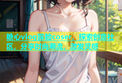 糖心vlog露脸coser，探索创意社区，分享时尚潮流，激发灵感