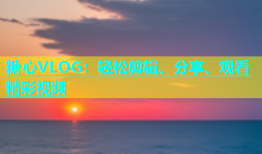 糖心VLOG：轻松剪辑、分享、观看精彩视频