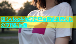 糖心vlog在线观看平台智能推荐创作分享精彩生活