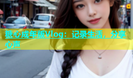 糖心成年版Vlog：记录生活，分享心声