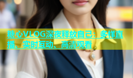 糖心VLOG深夜释放自己：多样直播、实时互动、高清观看
