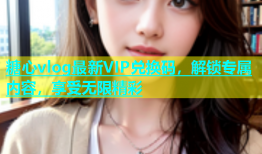 糖心vlog最新VIP兑换码，解锁专属内容，享受无限精彩
