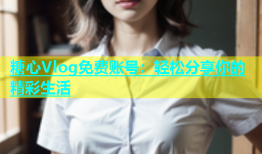 糖心Vlog免费账号：轻松分享你的精彩生活