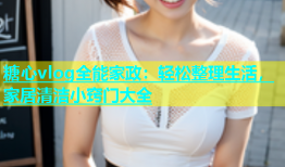 糖心vlog全能家政：轻松整理生活，家居清洁小窍门大全