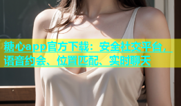 糖心app官方下载：安全社交平台，语音约会、位置匹配、实时聊天