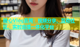 糖心Vlog官网：视频分享、互动社区、实时直播一体化平台