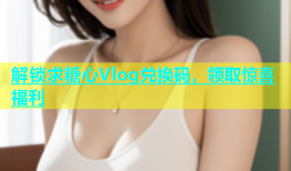 解锁求糖心Vlog兑换码，领取惊喜福利