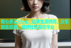 糖心多乙vlog：记录生活瞬间，分享创意灵感，视频社区互动平台