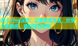 糖心vlog深夜：记录夜间生活，分享真实瞬间，随时随地观看
