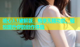 糖心3.1破解版：畅享无限功能，轻松提升你的创作体验