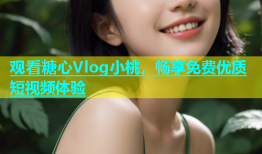 观看糖心Vlog小桃，畅享免费优质短视频体验