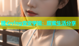 糖心vlog安安学姐：甜蜜生活分享