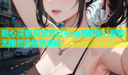 糖心深夜释放自己vlog破解版：解锁无限创意视频编辑