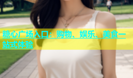 糖心广场入口：购物、娱乐、美食一站式体验
