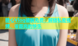 糖心Vlog破解免费：解锁私密视频，零距离的快乐