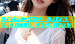 糖心Vlog兑换码速领：解锁私密影像，零距离互动，满足你的视听渴望
