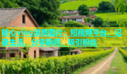 糖心vlog演员图片：短视频平台，记录生活，分享瞬间，吸引粉丝