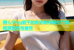 糖心Vlog能干的秘书助你轻松管理视频创作与发布