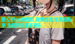 糖心Vlog宠粉日 甜蜜放送 零距离私享 生日解锁更多精彩