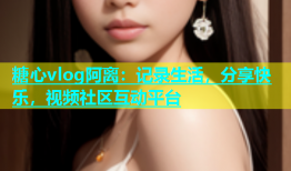 糖心vlog阿离：记录生活，分享快乐，视频社区互动平台