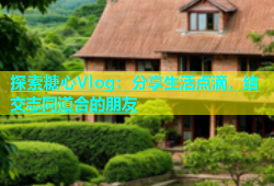 探索糖心Vlog：分享生活点滴，结交志同道合的朋友