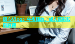 糖心Vlog：午夜释放，成人精彩即刻解锁