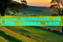 糖心vlog：精彩视频即刻播放，解锁私密互动，尽享甜蜜视界，火速围观