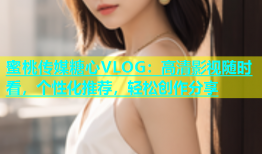 蜜桃传媒糖心VLOG：高清影视随时看，个性化推荐，轻松创作分享