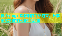 糖心vlog：轻松制作牛奶泡芙，分享美食制作技巧和生活趣事