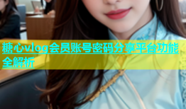 糖心vlog会员账号密码分享平台功能全解析