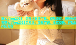 糖心Vlog2025：无限次数版下载，视觉盛宴，离线免费看糖心Vlog2025免费版：简易剪辑、丰富模板，轻松创作短视频