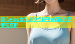 糖心vlog女艺人全揭秘平台精彩内容尽在掌握