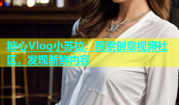糖心Vlog小苏拉：探索创意视频社区，发现新鲜内容