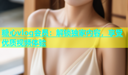糖心vlog会员：解锁独家内容，享受优质视频体验
