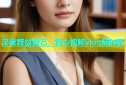 深夜释放自己，糖心视频vlog随时录