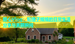 糖心Vlog：蛇信子姐姐的日常生活分享与美丽瞬间