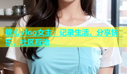 糖心vlog女主：记录生活，分享快乐，社区互动