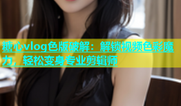 糖心vlog色版破解：解锁视频色彩魔力，轻松变身专业剪辑师