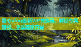 糖心vlog最新VIP兑换码，解锁专属福利，享受独家内容