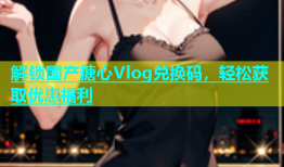 解锁国产糖心Vlog兑换码，轻松获取优惠福利