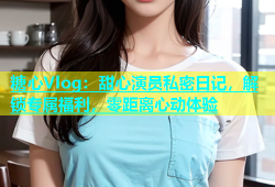糖心Vlog：甜心演员私密日记，解锁专属福利，零距离心动体验