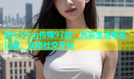 糖心Vlog传媒97部：真实生活场景记录，互动社交平台