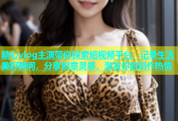 糖心vlog主演带你探索短视频平台，记录生活美好瞬间，分享创意灵感，激发你的创作热情