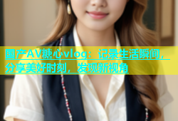 国产AV糖心vlog：记录生活瞬间，分享美好时刻，发现新视角