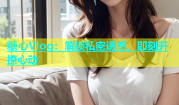 糖心Vlog：解锁私密诱惑，即刻开撩心动