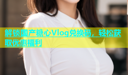 解锁国产糖心Vlog兑换码，轻松获取优惠福利
