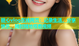 糖心vlog在线网页：记录生活，分享快乐，随时随地观看视频