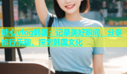 糖心vlog韩国：记录美好瞬间，分享旅行乐趣，探索韩国文化